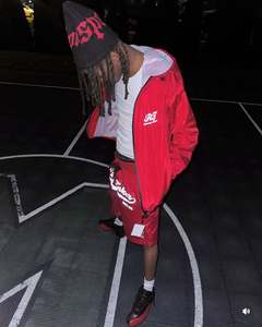 Conjuntos de pantalones cortos y sudadera con cremallera unisex personalizada para hombre, chándal de nailon con estampado de sublimación, conjunto corto cortavientos de verano para hombre - Product Image 1