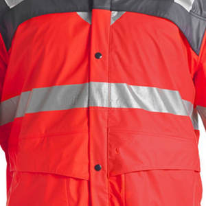 Chaqueta de Seguridad con Capucha de Primera Calidad, con Logotipo Frontal, Cómoda y Transpirable, Chaqueta de Invierno para Hombre, 100% Poliéster - Product Image 4