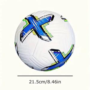 Balón de Fútbol de Cuero PU Ligero y Duradero de Tamaño Personalizado, Material de PVC con Retención de Aire Media, Estilo con Logotipo, para Exteriores - Product Image 2
