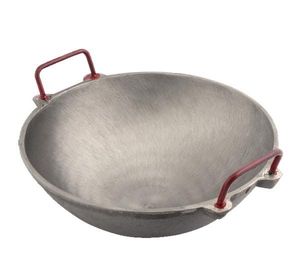 Aluminium Couleur Argent Cuisson Kadhai Admirable Design Forme Ronde Ustensiles de Cuisine Kadhai Pour Accessoires de Cuisine Kadai - Product Image 1