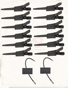 MAGMA BEAUTY Custom Logo Stainless Steel Waterproof Hair <b>Extension</b> Tools Kit 2 Sew Needles Micro <b>Beads</b> Remover Plier Soft Grip - Product Image 5