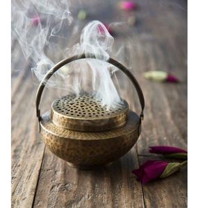 กระถางธูปตกแต่งสีทองที่มีกิ่งก้านตั้งได้ดีไซน์รูปปั้นนกและดอกไม้สำหรับตกแต่งบ้านและกลิ่นหอม - Product Image 6