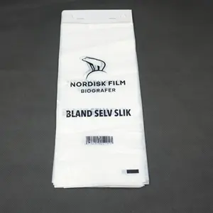 Supermarket HDPE LDPE OPP CPP Custom Printing Block Head Cardboard Plastic Bag Cheap Price bags for Bread/Food