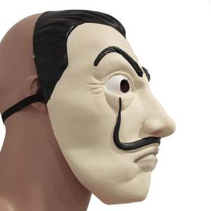 Máscara de Terror de Salvador Dalí, Máscara Facial de Plástico para Halloween, Pascua, Fiestas y Otras Ocasiones - Product Image 4