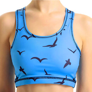 Sujetador deportivo sin costuras de secado rápido para niñas, ropa de Yoga para gimnasio, reversible, transpirable, de talla grande, compatible con sublimación, fabricado en Pakistán - Product Image 4