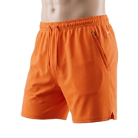 Shorts Bermuda en nylon respirant à séchage rapide pour homme, avec cordon de serrage à la taille et poches latérales, style décontracté sport d'été