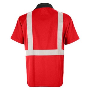 High Visibility Work Wear Men Latest Custom Made Hi Vis <b>Polo</b> Shirt High Visibility Reflective <b>Polo</b> Shirts for Construction - Product Image 2
