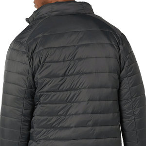 Chaquetas de Hombre con Cuello Alto y Logotipo Personalizado, Servicio OEM, Ropa de Invierno para Exteriores, Chaquetas Acolchadas de Color Sólido, Resistentes al Viento y Transpirables para Hombre - Product Image 2