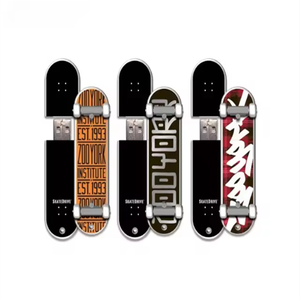Cadeau Marque Chine Skateboard Forme <span class=keywords><strong>Usb</strong></span> 2Gb 4GB Logo Gravé Clé <span class=keywords><strong>USB</strong></span> Memory Stick Plastic Enclosure Platinum Twister 1Gb - Product Image 1