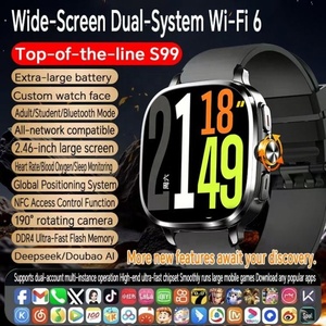 Reloj Inteligente Android 4G para Viajes al Aire Libre, Pantalla <span class=keywords><strong>Super</strong></span> AMOLED, Tarjeta SIM, Llamadas Independientes, Venta al por Mayor, Reloj Inteligente S7 de Lujo - Product Image 5