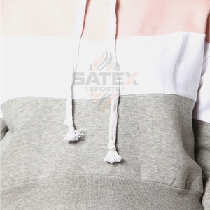 Logo personnalisé et conception Streetwear sweats à capuche pour femmes 100% Top haute qualité femmes pull à capuche à épaules tombantes pour les filles - Product Image 2