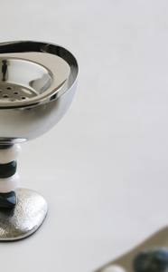 Top Selling Luxury Silver Metal <b>Bakhoor</b> Incense Burner with Elegant Design Arabic <b>Oud</b> Charcoal Holder for Home Decor & Gifts - Product Image 3