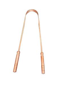 100% pur Original cuivre langue nettoyant doux soins de santé bucco-dentaire langue grattoir plastique fabricant usine produit - Product Image 6