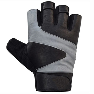 Guantes de entrenamiento de medio Dedo de látex para mujeres y hombres, guantes transpirables de neopreno para levantamiento de pesas, gimnasio, ejercicio, guantes sin dedos, espalda abierta curvada - Product Image 5