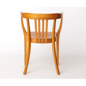 Fauteuil de salle à manger en teck du milieu du siècle avec dossier arrondi et cadre en bois massif - Product Image 3