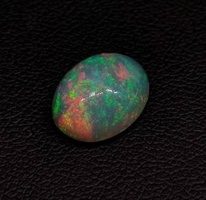 Superb Quality Ethiopian Natural Waxed/Oiled Multi Brilliant Cut Opal Cabochon Loose Gemstone 5-8 Carat Color Play/Fire - Product Image 2