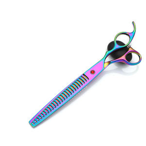 Ciseaux de toilettage pour animaux de compagnie ANAAIF professionnels, 8,0 pouces, en acier inoxydable réutilisable, réglables, sûrs, plusieurs couleurs, pour le toilettage des chiens et des chats - Product Image 1