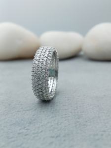 Anillo de Compromiso y Boda para Mujer con Diamante Cultivado en Laboratorio de 1 Quilate, Corte VVS, Oro de 14k/18k, Estilo Moderno, Certificado - Product Image 2