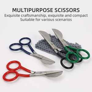 กรรไกรตัดตุ่นปากเป็ด6ใบกรรไกรตัดผ้าสแตนเลสกรรไกรตัดสำหรับ tufting Duckbill napping shears - Product Image 5