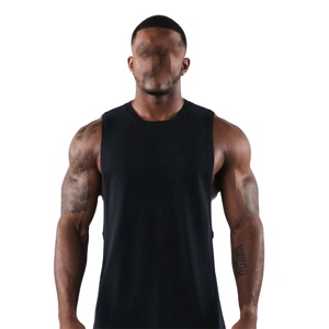 Custom Men Zipper Tank Top Plus Size Quick Dry Breathable Sleeveless Gym Fitness Vest High Quality OEM Bulk - Product Image 1