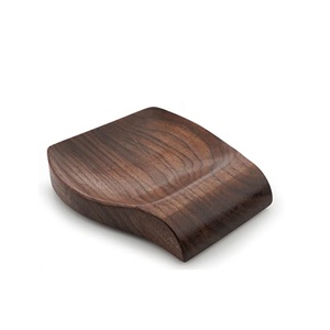 Porte-cuillère en bois d'acacia naturelle, traitement carbonisé, antidérapant, en Silicone, parfait pour une taille personnalisée, prix bon marché avec polissage - Product Image 2