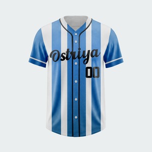 Camiseta de Béisbol Profesional Personalizada, Transpirable, Cuello en V, Manga Corta, Último Diseño, Impresión de Alta Calidad, Secado Rápido, 100% Deportiva - Product Image 4