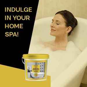 Etiqueta privada 5 lb Sal de baño del Mar Muerto Mezcla de relajación auténtica Nuevos servicios de diseño Hecho en EE. UU. Polvo de baño - Product Image 4