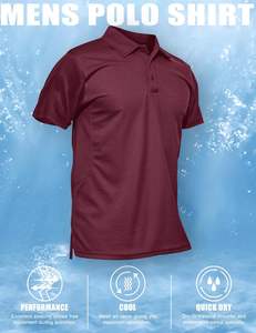 Polos informales de alta calidad OEM a precio de fábrica para hombre, Polo bordado transpirable de secado rápido a granel para Polo personalizado - Product Image 5