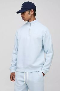 Chándales de jersey con cremallera y corte regular para hombre hechos a medida, ropa informal, chándales transpirables y cómodos - Product Image 3