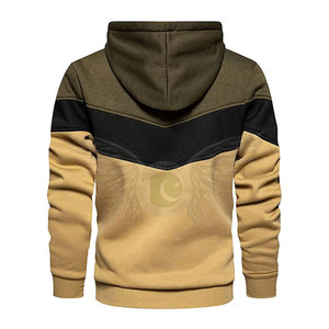 Sudaderas con capucha de Color liso para hombre, ropa para parte superior masculina, personalizada, de alta calidad, venta al por mayor - Product Image 3
