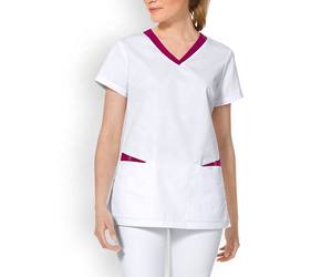 Blusa Médica de Manga Corta para Mujer, de la Mejor Calidad, Ligera, Transpirable, con Detección de Agujas, Fusión sin Costuras, ¡Gran Venta! - Product Image 1