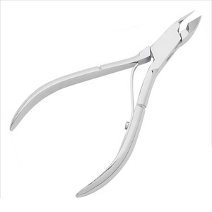 Pince à ongles et à cuticules en acier inoxydable durable, articulation en boîte, 4,5 pouces, outil professionnel de manucure et de pédicure - Product Image 1