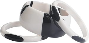 Nuevo Conjunto de Pulseras de Resina Acrílica Negra y Blanca para Mujer, Estilo Ángel, Joyería de la Mejor Calidad, Diseño Recién Llegado - Product Image 2