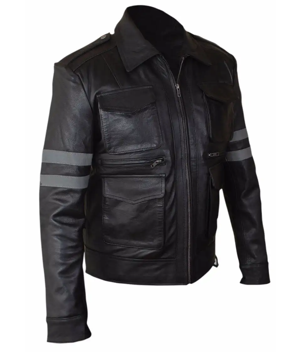 Giacca da moto da uomo classica nera Vintage marrone chiaro da moto da corsa motociclista da uomo e da donna in pelle