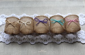 Anneau de serviette en rotin à motif de nœud pour une décoration élégante de table à manger et un style de table naturel avec des détails tissés à la main en provenance d'Inde - Product Image 4