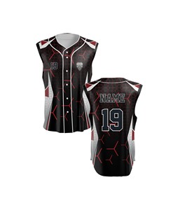 Prix de gros Maillot de baseball respirant Logo personnalisé et uniforme de sport imprimé en couleur pour hommes et femmes - Product Image 1