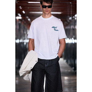 GRIMELANGE FARID เสื้อยืดคอกลมพิมพ์ลายผ้าฝ้ายออร์แกนิก 100% สำหรับผู้ชาย - Product Image 5