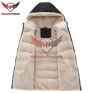Chaleco acolchado ligero de primera calidad para hombre con cierre de cremallera-Chaqueta sin mangas acolchada de invierno para exteriores para comodidad informal - Product Image 3