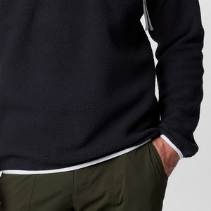 Sudadera con Cuello Alto y Botones para Hombre, Precio Económico para Compradores al por Mayor, Material Suave de Alta Calidad con Diseño de Logotipo Personalizado - Product Image 4
