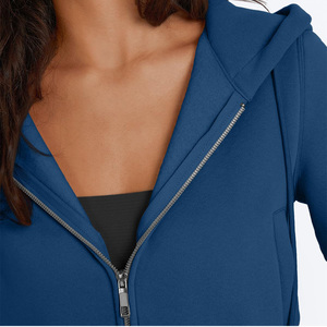 Sudadera Corta de Punto para Mujer, Estilo Casual Urbano, Hombros Caídos, Transpirable, Ecológica, de Material Premium - Product Image 4