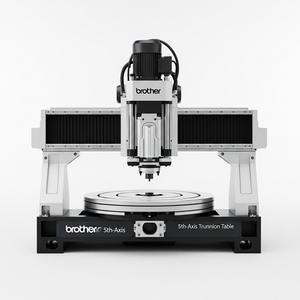 Table à trunnion à 5ème axe Brother CNC, haute précision, usinage multi-axes, durable, fiable, automatisation industrielle, garantie 1 an - Product Image 6