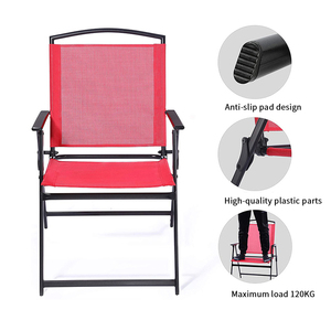 <span class=keywords><strong>Silla</strong></span> <span class=keywords><strong>Plegable</strong></span> Portátil Ligera y Moderna para Camping, Jardín, <span class=keywords><strong>Terraza</strong></span>, Playa, Oficina, <span class=keywords><strong>Silla</strong></span> Metálica Simple - Product Image 3