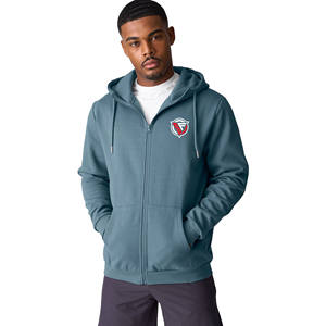 Haute qualité 100% coton hiver polaire imperméable pull à capuche épais blanc uni unisexe Logo personnalisé grande taille hommes - Product Image 3