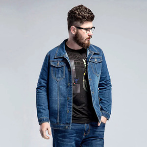 Nueva chaqueta vaquera informal ajustada para hombre de buena calidad, chaqueta de bombardero para hombre, chaqueta vaquera personalizada de alta calidad para hombre - Product Image 4