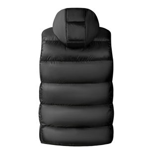 Invierno personalizado Puffer cremallera hombres abajo chaleco transpirable poliéster Puffer chaleco abrigo para hombres acolchado abajo Puffer chaqueta chaleco - Product Image 6