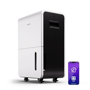 Déshumidificateur Commercial 70L par Jour avec Contrôle WiFi via Application, Compresseur Portable et Vidange Continue, Blanc - Product Image 1