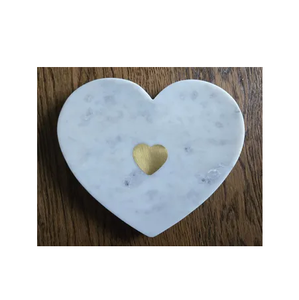 Bandeja de baño de mármol Portavelas Bandeja de mesa de cena Soporte de queso Artesanía Bandeja de mármol moderna - Product Image 6