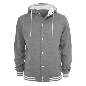 Veste universitaire décontractée pour homme OEM, logo brodé personnalisé, vêtements en toile vintage d'hiver, respirant, design grande taille - Product Image 6