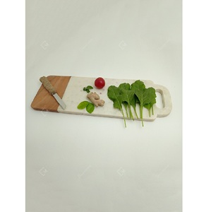 Nouveau Design Unique Planche À Découper De Forme Carrée Marbre Et Planche À Découper En Bois Cuisine Essentielle Meilleure Vente Utilisation De La Cuisine - Product Image 3