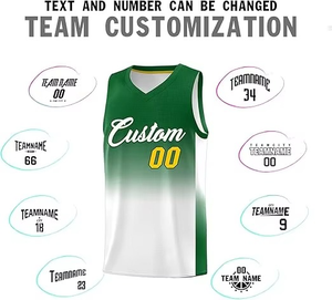 กางเกงขาสั้นบาสเก็ตบอลไล่ระดับสีแบบมี2025พิมพ์หมายเลขชื่อทีมสำหรับผู้ใหญ่ชุดบาสเก็ตบอล100% ระบายอากาศได้ - Product Image 4